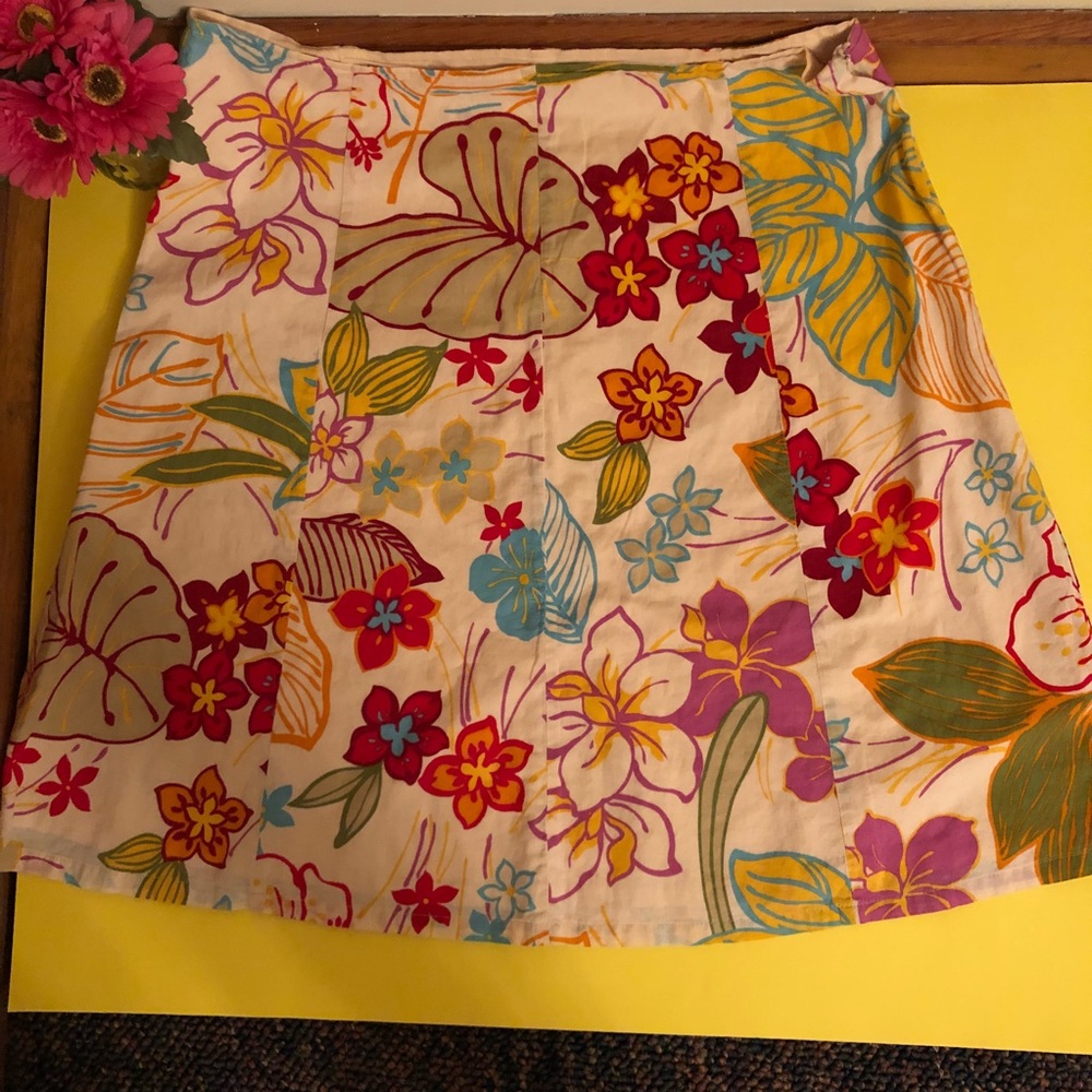 📦IZOD-A line floral skirt ❤️ - Picture 1 of 2